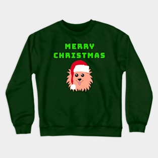 Merry Christmas with Dog Crewneck Sweatshirt